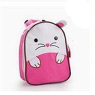 KAKA(TM) Lovely Animal Kids Children Nursery Canvas Schoolbag Hand Bag Outdoor Insulation Meal Package (Ladybug) N2