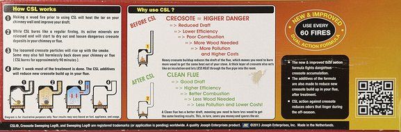 Creosote Sweeping Log, 1 Each N2