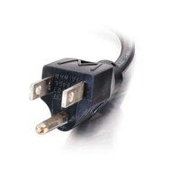 C2G / Cables To Go 53409 18 AWG Universal Right Angle Power Cord, Black (12 Feet/3.65 Meters) N2