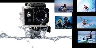 Topjoy 1080P Full HD 2.0 inch LCD Screen Waterproof Sports Action Camera Cam DV 12MP DVR Helmet Camera Sports...