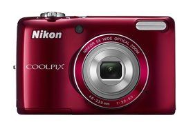 Nikon COOLPIX L26 16.1 MP Digital Camera with 5x Zoom NIKKOR Glass Lens and 3-inch LCD (Black)