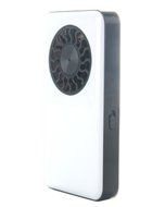niceEshop(TM) Battery Operated Personal Summer Pocket Fan With Rechargeable Lithium Battery,White N7
