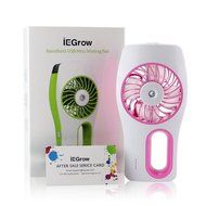 iEGrow Handheld USB Mini Misting Fan with Personal Cooling Humidifier(Pink) N9