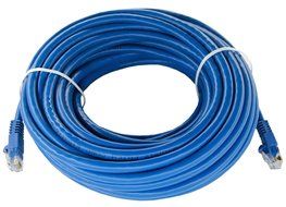 Shaxon UL724M8100BU-8FB RJ45 to RJ45 Category 6 Patch Cord - Blue, 100 Feet N3