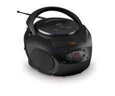 Jwin JxCD424Blk Portable CD/Radio Boombox with Input