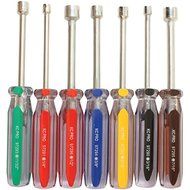 New KC PROFESSIONAL 97297 7-Piece Hollow-Shaft Nut Driver Set