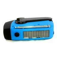 Foxnovo Portable Multi-functional Emergency SolarHand Crank DynamoUSB Powered AMFM Radio 3-LEDs Flashlight Cellphone...