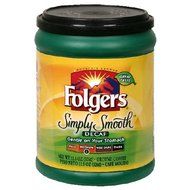 Folgers Simply Smooth Decaffeinated Ground Coffee, 11.5 Ounce (Pack of 6)