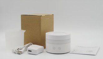 QH 100ml Colorful LED Light Aroma Humidifier (White) N5