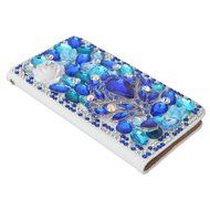 Note 5 Case, Galaxy Note 5 Case,Yaheeda Premium PU Leather [3D Metal Accessory ] Bling Diamond Crystal [Card Slot... N34