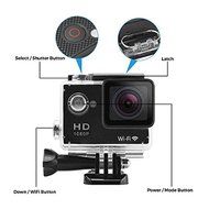 Mini WiFi Portable Action Sports Camera, 2.0 Inch LCD Screen 1080P HD 12Mp Video PC Camera 170&deg; Wide Angle Lens...
