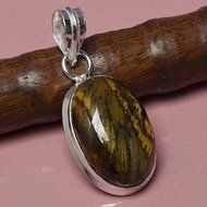 Handmade Designer Gemstone 925 Sterling Silver Overlay Pendant