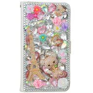 Note 5 Case, Galaxy Note 5 Case,Yaheeda Premium PU Leather [3D Metal Accessory ] Bling Diamond Crystal [Card Slot... N46
