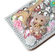 Note 5 Case, Galaxy Note 5 Case,Yaheeda Premium PU Leather [3D Metal Accessory ] Bling Diamond Crystal [Card Slot... N47