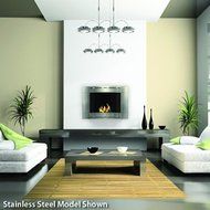 V-101A W 9800 BTU Bioethanol Liquid Fuel Fireplace: Wave N2