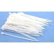 100 White Nylon Cable Zip Ties Self Locking 2.5mm x 4 by mod/smart