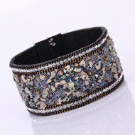 AutumnFall&reg; Women Bohemian Magnetic Clasp Bracelets Wrist Chains (Black) N13
