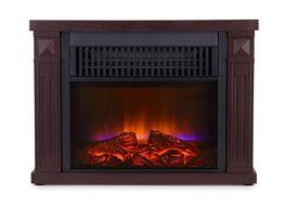 Global Air GDIFP-1200A-C Mini Fireplace, Cherry