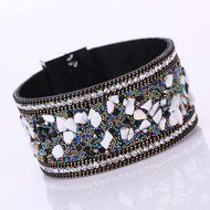 AutumnFall&reg; Women Bohemian Magnetic Clasp Bracelets Wrist Chains (Black) N14