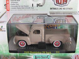 M2 MACHINES 1:64 Scale Auto-Trucks R32 Clay 1949 STUDEBAKER 2R Pickup Truck