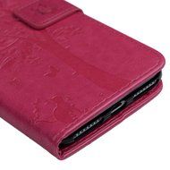 iPhone 7 Plus Case (5.5 inch) - Wallet Flip Folio Stand Case Embossed Flower Tree PU Leather Case Shockproof Soft... N72