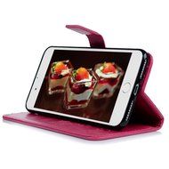 iPhone 7 Plus Case (5.5 inch) - Wallet Flip Folio Stand Case Embossed Flower Tree PU Leather Case Shockproof Soft... N73