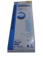 Riccar 8000 Series Type B HEPA Filtration Bags, 6 Pack.