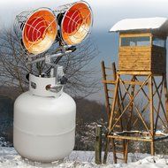 Avenger Tank Top Propane Heater - Double Burner, 30,000 BTU, Model# FBDTP30 N2