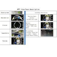 New Arrival Cube 360 Action Video Camera WiFi H.264 360 Degrees Panorama Camera 360x190 Large Panoramic 360 Degree...