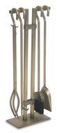 Pilgrim Home and Hearth 18086 Sinclair Tool Set, Burnished Brass