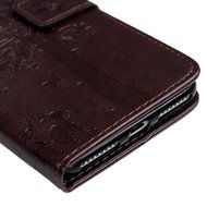 iPhone 7 Plus Case (5.5 inch) - Wallet Flip Folio Stand Case Embossed Flower Tree PU Leather Case Shockproof Soft... N77
