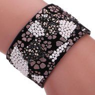 AutumnFall Women Girl Rhinestone Elephant Pattern Quartz Bracelet Wrist Watch (Blue) N10