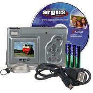 Argus DC-3190 3.2MP 4x Digital Zoom Camera/PC Camera (Silver)