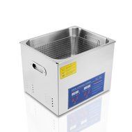 OrangeA Ultrasonic Cleaner Ultrasonic Cleaner Solution Heated Ultrasonic Cleaner 15L for Jewelry Watch Cleaning... N6