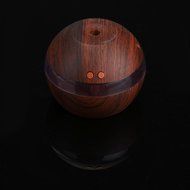Tenworld 300ml Wood Grain USB Aromatherapy Essential Oil Diffuser Humidifier (Brown) N6