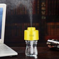 Mini Cool Mist Humidifier, IMZ Portable [Bottle Cap Design] Ultrasonic Diffuser Night Light Air Purifier, Flexible... N4