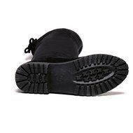 Spritech(TM) Women's Girls Fashion Over-the-Knee Flat Heel Elegant Ruched Thigh High Shoes Knee Boots Black 38... N4