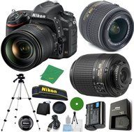Nikon D750 - International Version (No Warranty), 18-55mm f/3.5-5.6 DX VR, Nikon 55-200mm f4-5.6G ED DX Nikkor...