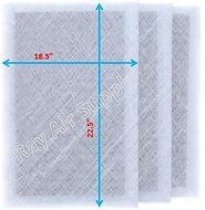 Air Ranger Replacement Filter Pads 20X25 (3 Pack) White