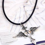 Men's Vintage Fashion Trendy Pendants Necklace Sweater Chain Angel Jewelry Gift