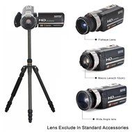 SEREE HDV-301 FHD 1080P Digital Video Camera Camcorder Night Vision Wide Angle Macro Fisheye Shooting 24MP 3 Inch... N2