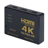 GBSELL Mini 3-Port 1080p 4K HDMI Switch Box High Speed Audio/video Switcher Adapter