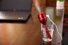 Morpilot Portable USB Mini Magic Wand Stick Ultrasonic Aromatherapy Diffuser Purifier Humidifier with Water Cup... N6