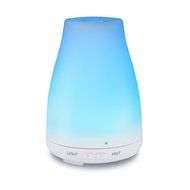 Upgrade Essential Oil Diffuser, GREEN JUNGLE 7 Color LED lights 100 mL Ultrasonic Portable Aromatherapy Cool Mist... N5