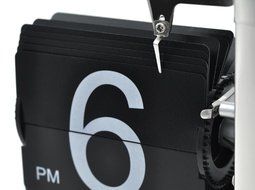 Retro Flip Down Clock - Internal Gear Operated N3