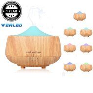 Aromatherapy Essential Oil Diffuser,Werleo 250ml Wood Grain Ultrasonic Cool Mist Whisper Quiet Aroma Air Humidifier... N19