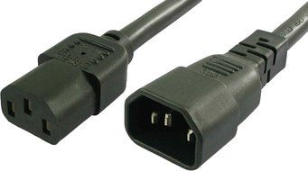 Red Lynn Electronics C19C2020ARD-5F 20-Amp//250-volt 5-Feet Power Cord IEC 60320 C19 to IEC 60320 C20