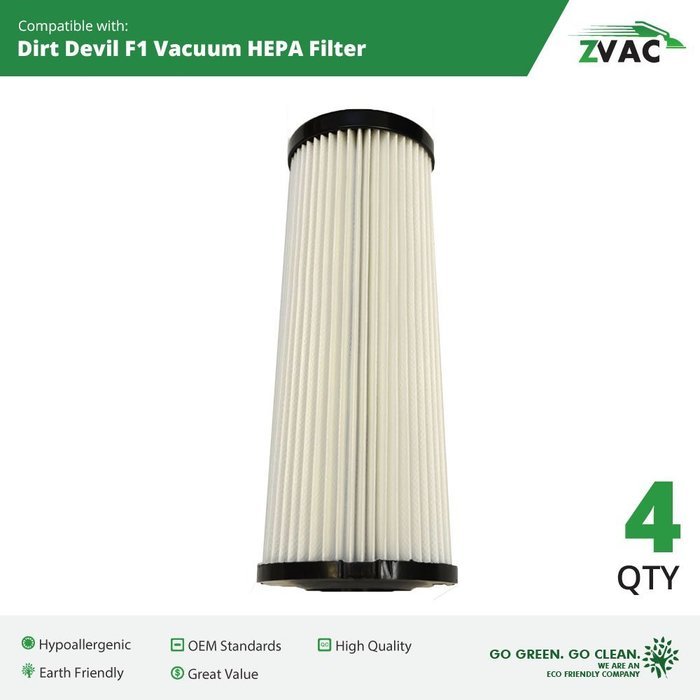 ZVac Dirt Devil F1 Washable HEPA Filter 3JC0280000 N2