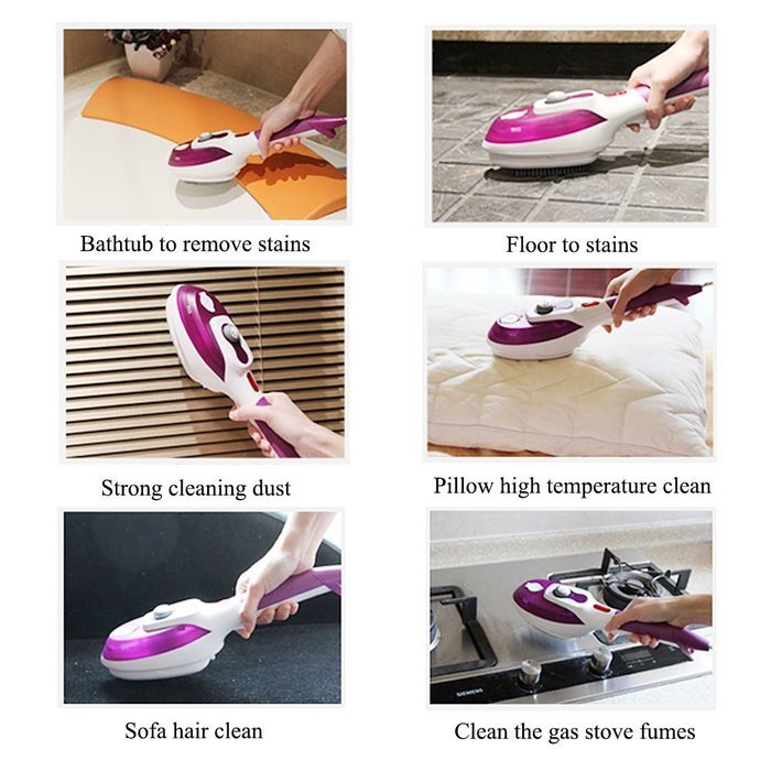 [Upgraded Version]Home Garment Steamer Portable Fabric Steamer, Clothes Steamer Handheld, Iron Steamer, Household...
