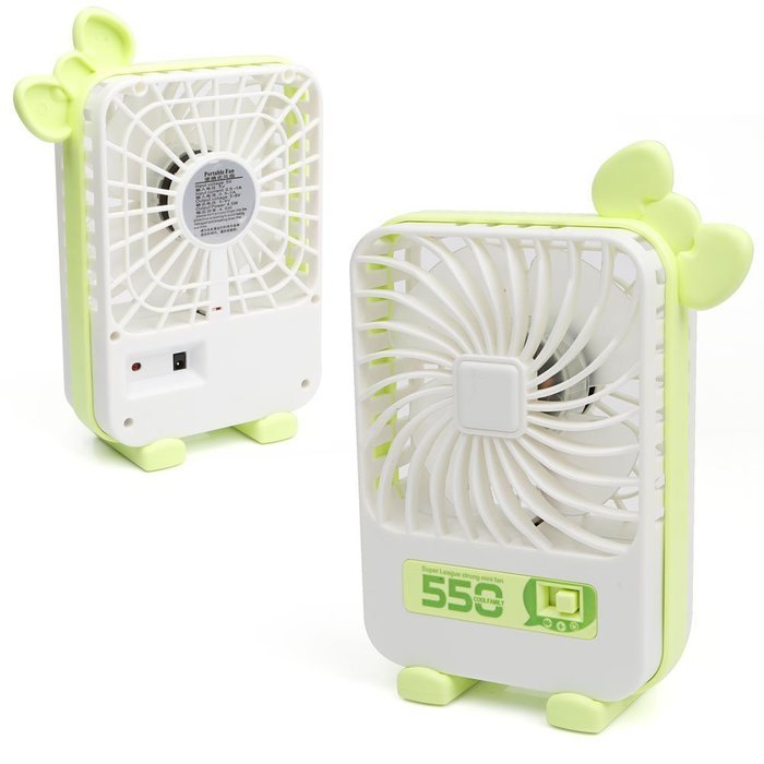 Bobonida Adjustable Desk Personal Fans Table USB Mini Fan USB Powered Cooling Fan (Pink) N7